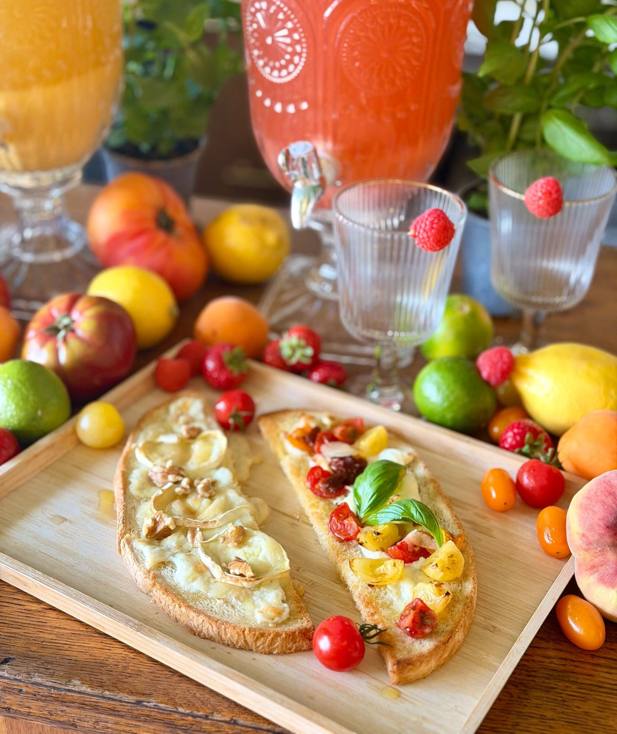 Tartines et mocktails maison pour une pause gourmande