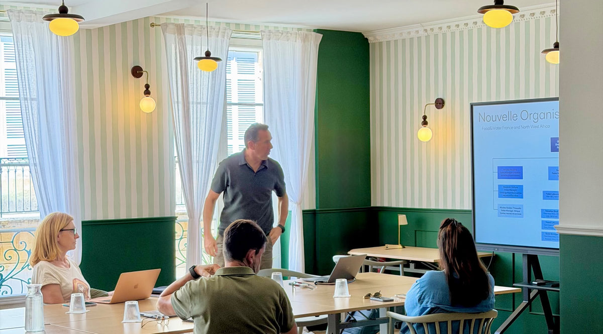 Formation dans la salle de l’étage du Comptoir