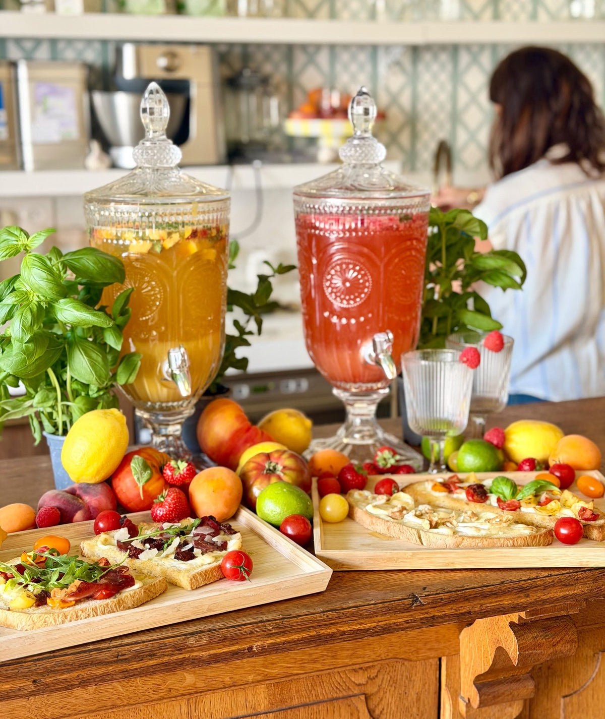 Buffet de tartines et mocktails maison au Comptoir