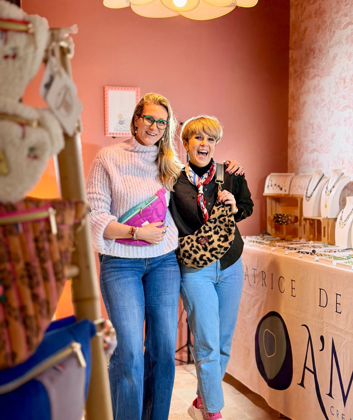 Exposantes du marché des créateurs au Comptoir