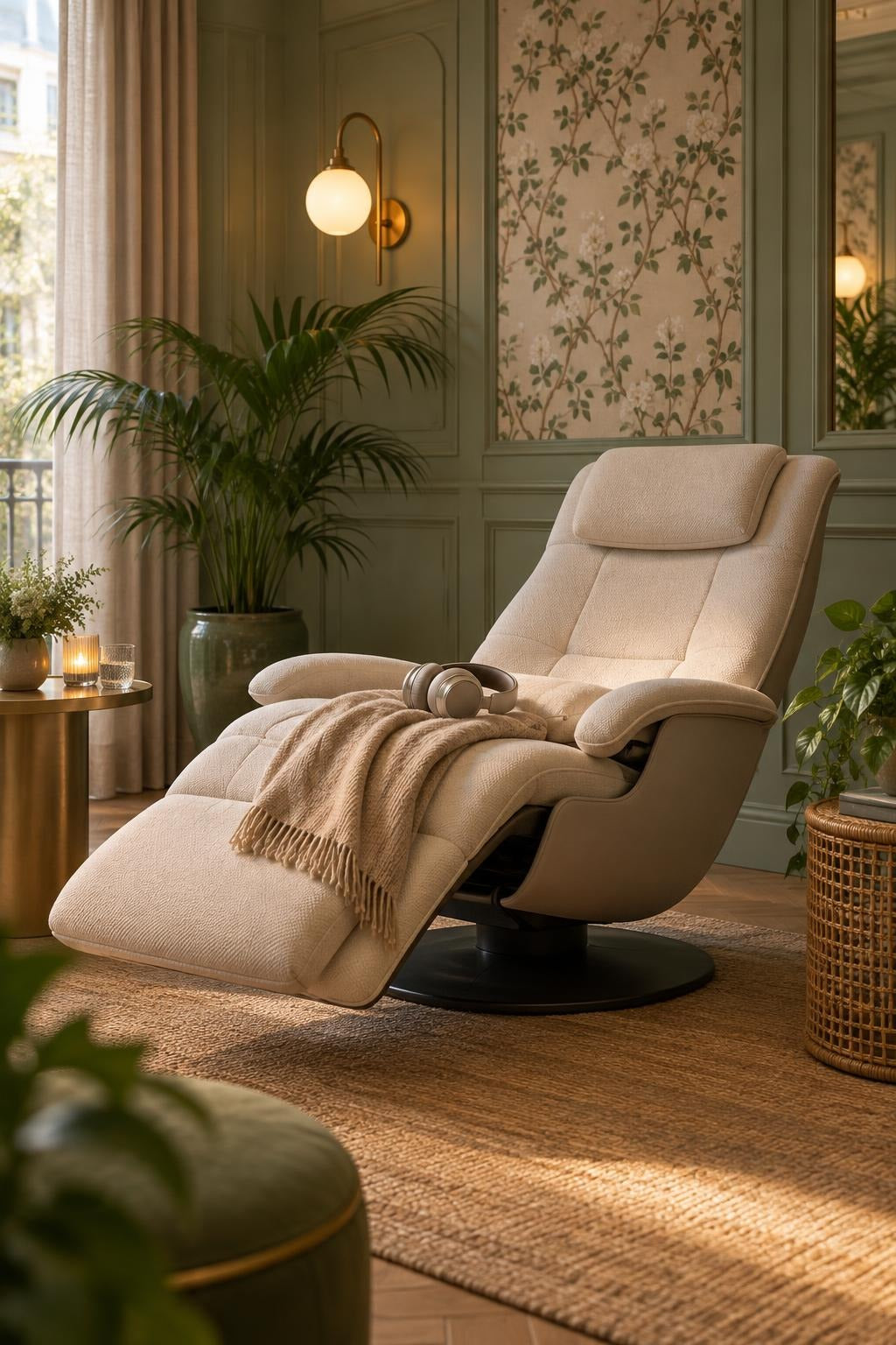 Fauteuil de relaxation vibroacoustique, kiosque bien-être